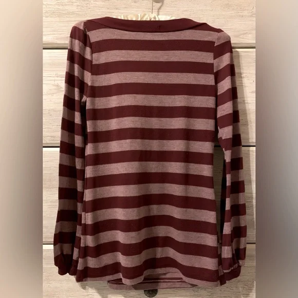 Forever 21 Long Sleeved Striped Shirt - Picture 2 of 3